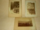 Lot of 3 Old Photos SAVOIE FLUMET UGINES BEAUFORT circa 1900 Alps
