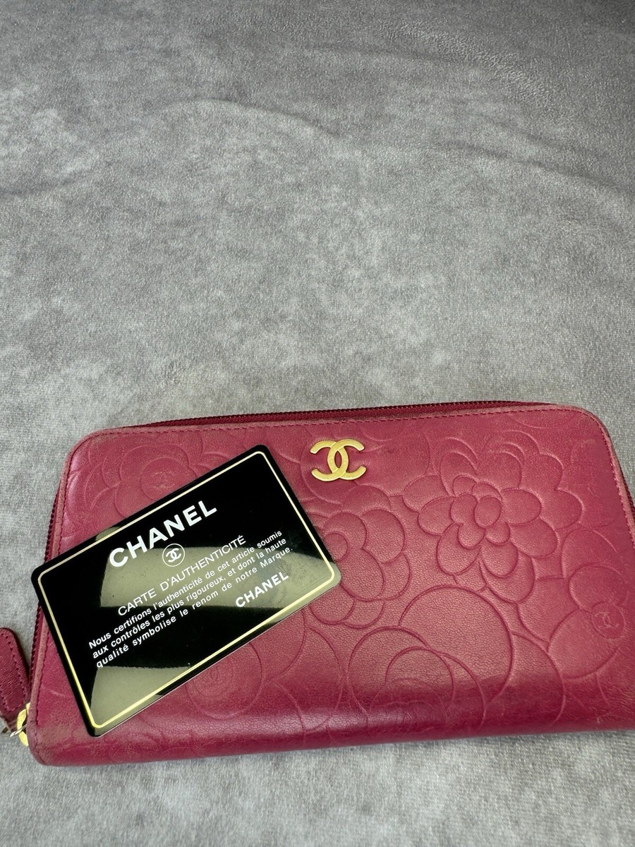 CHANEL カンボンライン カードケース（275_900） Classic zipped card holder - Grained shiny calfskin & gold