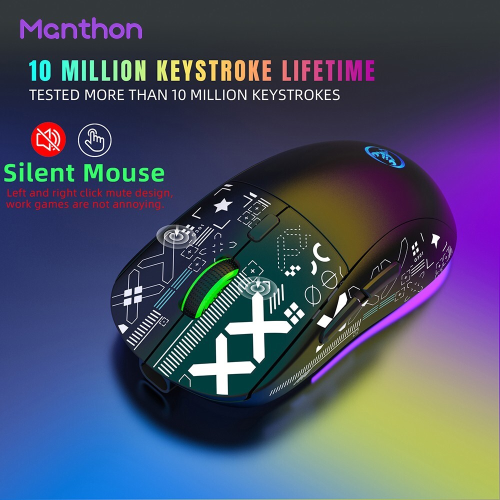 Wireless USB Gaming Mouse for Enhanced Performance-image