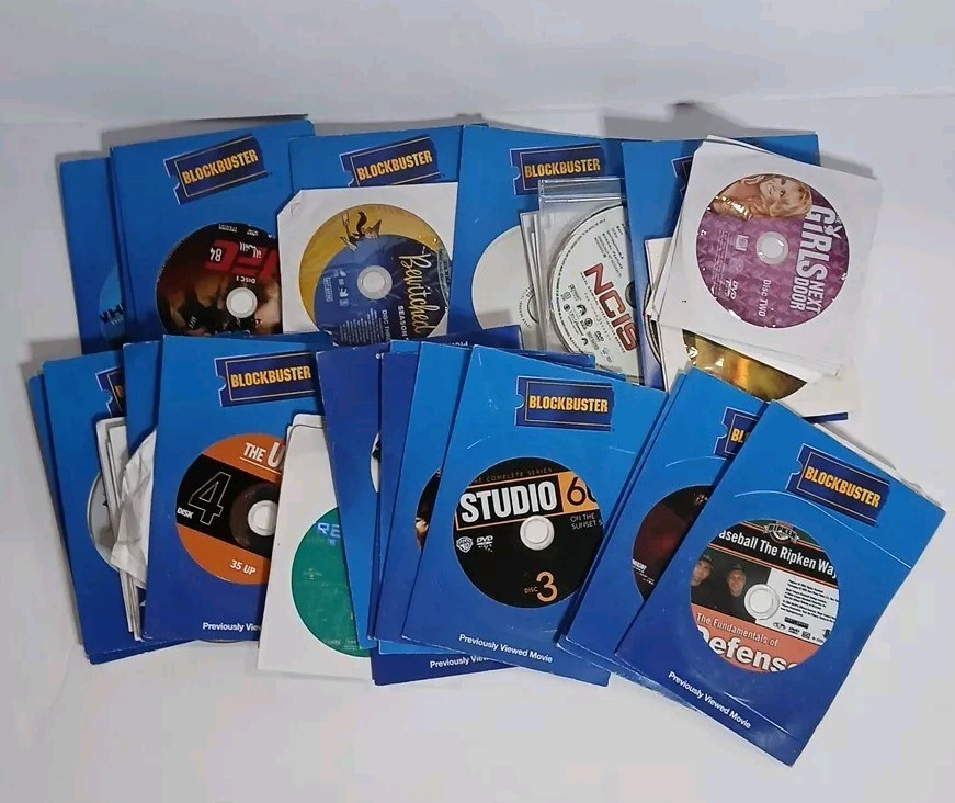 Lot of 53 Blockbuster Online Rental TV Series And Documentary DVDs