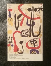 1 Postkarte, Joan Miro, Charakter und Tiere, ...