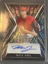 2023 Leaf Exotic Phillies Mick Abel Auto Purple MEga 1/2