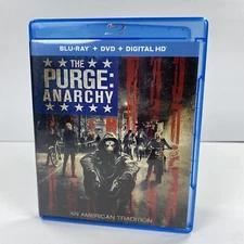 The Purge: Anarchy (Blu-ray, Dvd Disc, 2014, Horror) 2 Discs No Digital Copy