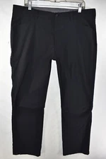 Eddie Bauer Tech Pant Hiking Trail Pants Mens Size 40x30 Black Meas. 38x29.5
