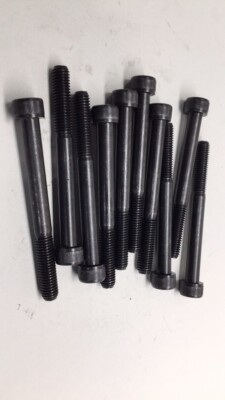 YFS CDC08080-10 Socket Head Cap Screw M8-1.25 x 80mm 12.9(Pack of 10)Black Plain