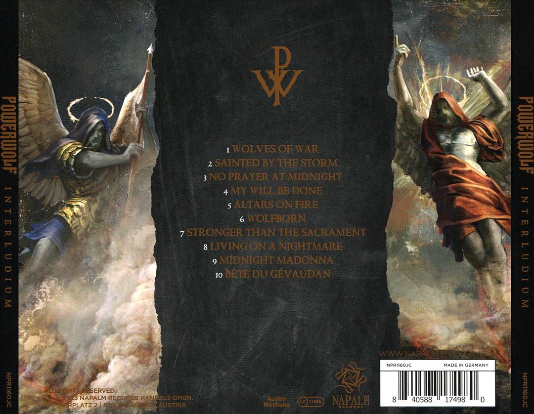 POWERWOLF INTERLUDIUM NEW CD