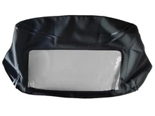 Fits: Lancia Zagato 1979-1982 Plastic Window Section only Haartz Black CANVAS