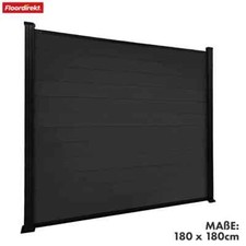 Kronos WPC Recinzione Privacy 180x180 Cm Resistente Alle Intemperie In 4 Colori