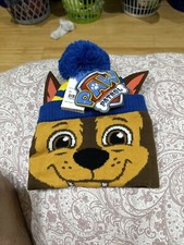 Paw Patrol: "Chase" Winter Hat, Size Toddler OSFM, Color Blue, NWT