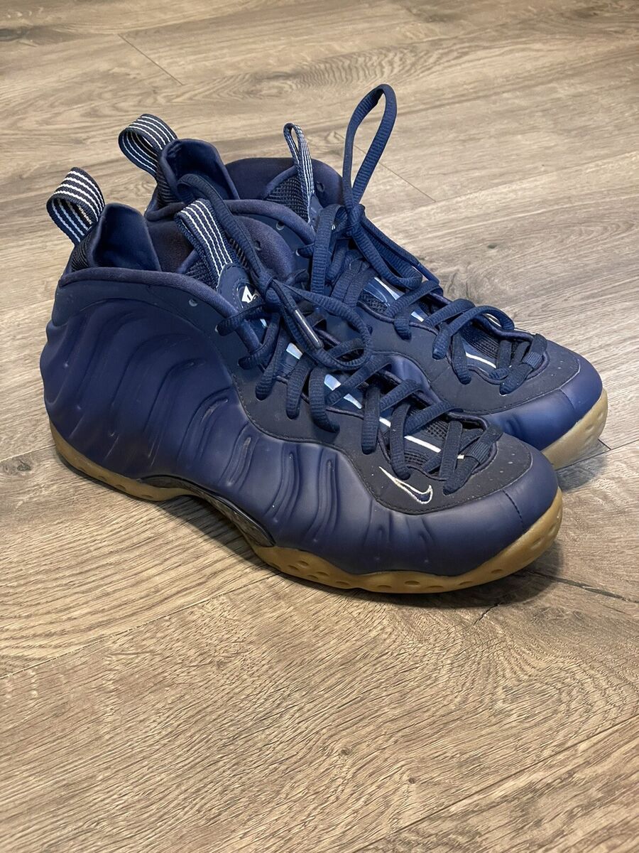 Nike Foamposite One Navy Blue Gum Bottom Penny Hardaway Nike Foamposite One Navy Blue Gum Bottom Penny Hardaway