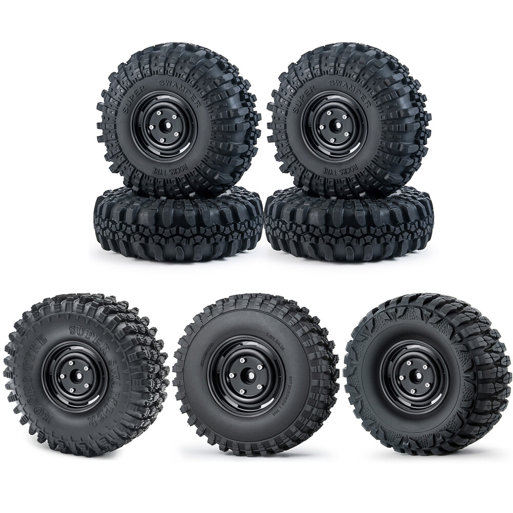 MOHERO 1.9" Beadlock Wheel Rims - 4 Pack Aluminum Alloy For TRX4, Axial SCX10, SCX10III RC Crawlers - View #6