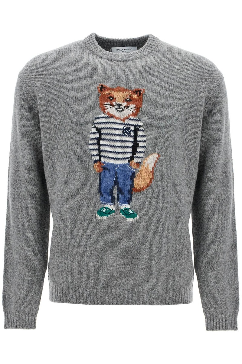 Maison Kitsune Wool Sweater | eBay Maison Kitsune Wool Sweater | eBay