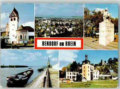 39707330 - 5413 Bendorf Denkmal Hafen Kirche 1981
