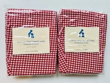 PBK Sabrina Treat Basket Liners - Set of 2 Red Gingham