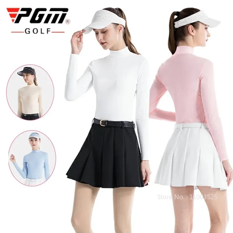 Women Long Sleeve Golf Tops Baselayer UPF50+ Sun Protection Underwear