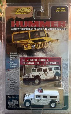 Johnny Lightning Hummer St Joseph County Sheriff Indiana White NIP