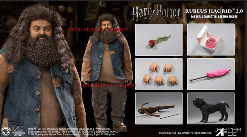 Perfect Star Ace Toys Sa0072 Rubeus Hagrid 2.0 1/6 Action Figure New Toys - Imagem 2 de 4