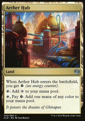 Magic the Gathering MTG Aether Hub (242) Kaladesh   LP