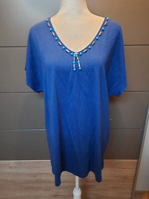 Shirt Tunika Mit Perlen Quaste Boho Indianisch 48