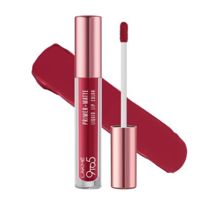 LAKMÉ Lip Color Dusty Rose (Primer+Matte) Softening, Nourishing Smooth lips