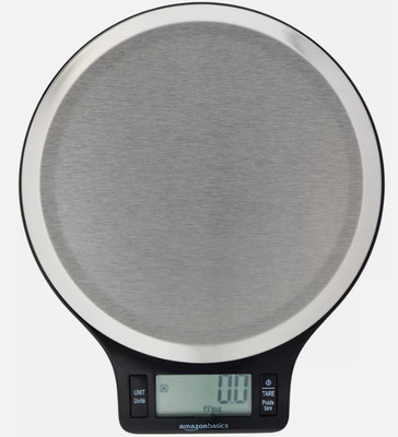Digital Kitchen Scale LCD Display, Batteries Included Weighs up 11 pounds Black