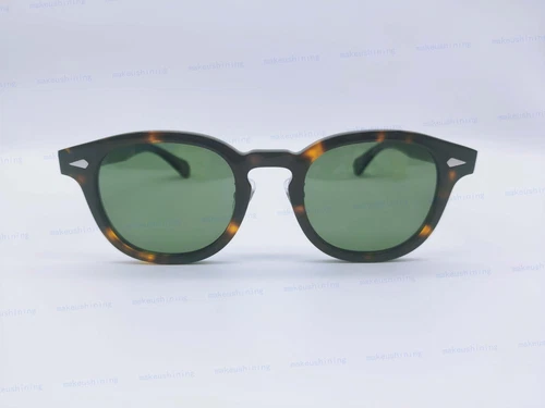 MOSCOT LEMTOSH TORTOISE إطار العدسات الخضراء W / METAL NOSE 49-24-145