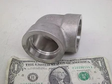 (1) EMLIN 1-1/2" 304L/304 3M Socket Weld Elbow 90° Degree MK FREE SHIPPING!