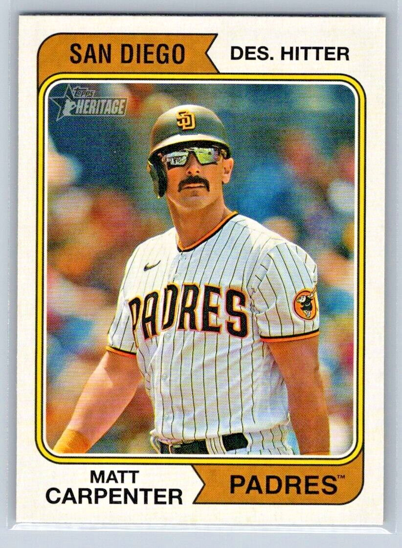 2023 Heritage High Number - Matt Carpenter - San Diego Padres - Base - #574