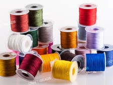 1mm Superior Nylon Chinese Knot Cord Shamballa Macrame Beading String - 75yards 