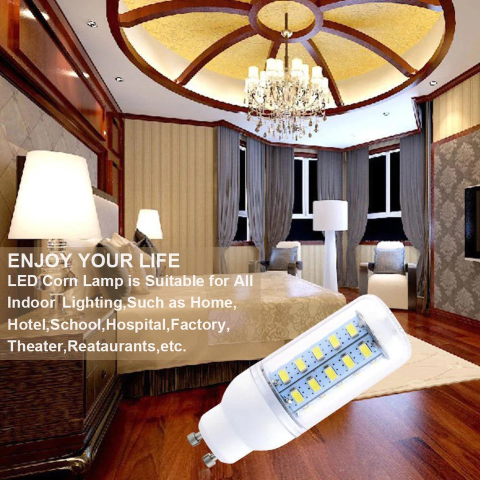 Led Bulbs Daylight E27 E26 B22 E14 G9 5730 SMD Corn Light Bulb Save Energy Lamp - Image 4 of 4