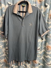 Vintage Bermuda Grass Duckhead USA Made Striped Back Green SS Polo Shirt XL Golf