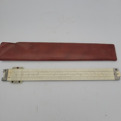 Vintage Pickett Model N902-T Simplex Trig Slide Rule With Case