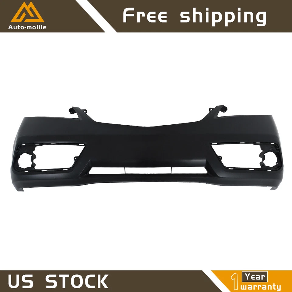 Black Primed For 2013 2014 2015 Acura RDX W/Fog Light Holes Front Bumper Cover - Image 4 of 4