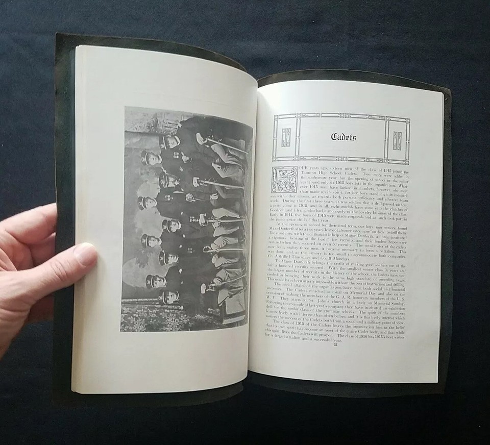 1915 Journal Taunton Massachusetts High School Yearbook eBay