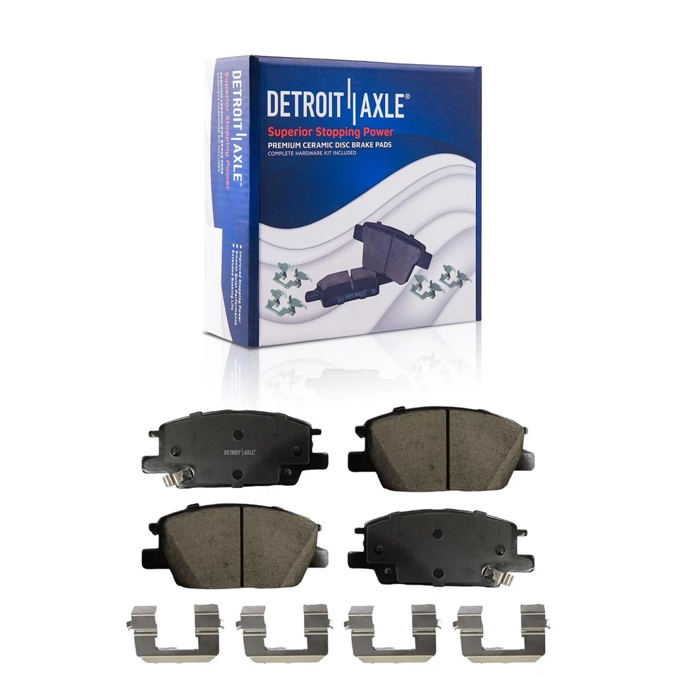 Front Drilled Brake Rotors Brake Pads Kit for Malibu Equinox Terrain LaCrosse - Image 4 of 4