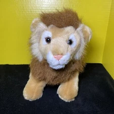 Kids Preferred Plush Lion Realistic Brown Bean Bag Toy Lovey King Of The Jungle