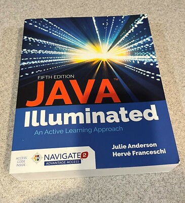 Java Illuminated An Active Learning Approach 5th Ed J Anderson Has Access Code