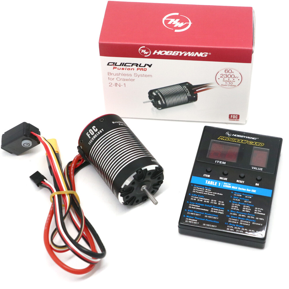 HOBBYWING QUICRUN 2300KV ブラシレスモーター HobbyWing QuicRun Fusion Pro 540 2300KV Brushless Sensory