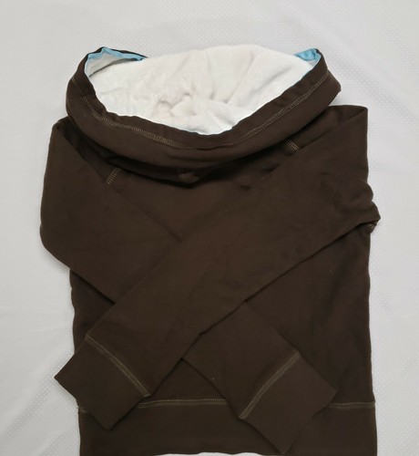 Gap Kids Girls Brown Hooded Sweatshirt with Fur Lining. NWT SZ M (8) - Picture 5 of 5