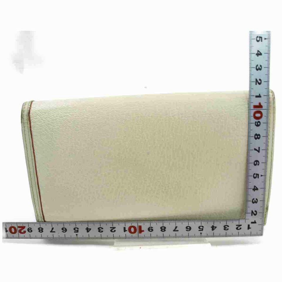 Louis Vuitton Suahli Leather Portefeuille Tresor Sarah Flap Wallet