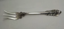 WALLACE GRAND BAROQUE STERLING SILVER COCKTAIL SEAFOOD FORK 5 1/2'' NO MONOGRAM