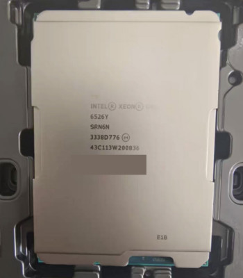 Intel Xeon Gold 6526Y CPU LGA4677 16 core 32 threads 37.5M Cache 2.80 GHz CPU
