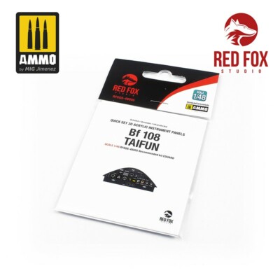 Red Fox 1/48 Bf 108 Taifun (for Eduard kit) RFSQS-48005