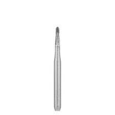 Brasseler 1701 FG Round-End Taper Cross-Cut Fissure Carbide Burs (10/Pack)