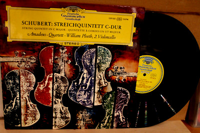 AMADEUS QUINTET:  SCHUBERT STRING QUINTET IN C MAJOR DGG TULIP 139105 SLPM NM