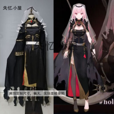 Vtuber Hollive Mori Calliope Sexy Uniform Dress Party Set Cosplay Costume &