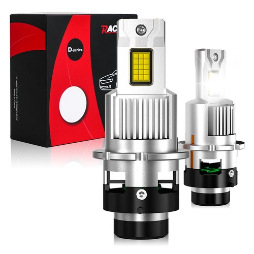 D2S D2R D2C LED Headlight Bulbs 6000K 20000LM Conversion Kit Replace HID Xenon - Picture 2 of 14