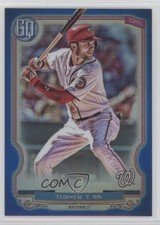 2020 Topps Gypsy Queen Box Topper Chrome Blue Refractor 11/99 Trea Turner 08tc