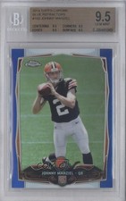 2014 Topps Chrome Blue Refractor 72/199 Johnny Manziel #169 BGS 9.5 GEM MINT 0a1