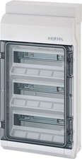 Hensel KV 9336 AP‑Verteiler – Aufputz Verteilerkasten 3‑reihig Sicherungskasten